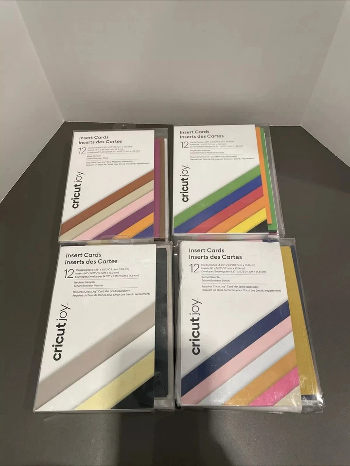 Cricut Joy Insert Cards Set Of 4 Packs - Image 1 of 2