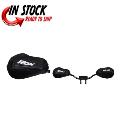 ROX SPEED GEN. 3 FLEX TEC HANDGUARDS SNOWMOBILE SNOCROSS BLACK/WHITE - Image 1 of 4