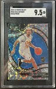 Panini Select Cole Anthony Courtside Fast Break Disco Prizm 2020 SGC 9,5 - Imagen 1 de 2