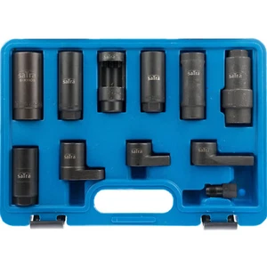 S-X11OS SAUERSTOFF LAMBDA SENSOR STECKDOSE INJEKTOR ENTFERNWERKZEUG SET GEWINDEJÄGER  - Bild 1 von 4