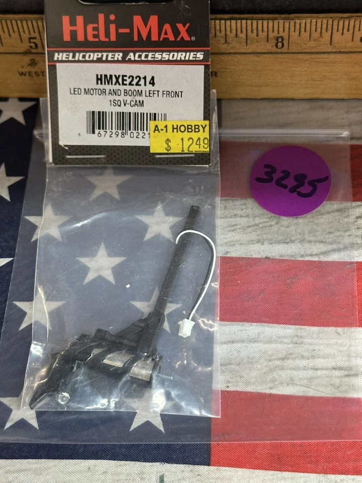 HMXE2214 Helimax LED Motor and Boom Left Front 1sq V-cam