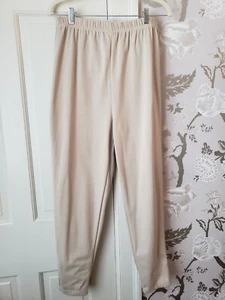 Chic Vintage Tan Stretch Knit Pull-On Pants Leggings Plus Size 18W Womens NEW - Picture 1 of 8