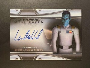 2021 topps star wars masterwork Thrawn Auto 04/50