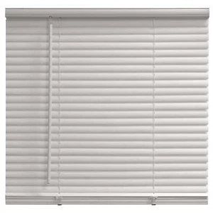 Mainstays 1" Cordless Vinyl Light Filtering Blinds, 1-Piece, White 47" W x 64" L - Picture 1 of 4