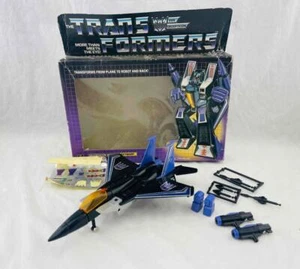 Transformers Original G1 1984 Pre Rub Skywarp Complete w/ Box - Picture 1 of 5