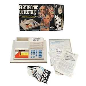 VTG Ideal Electronic Detective 1979 Game Crime Mystery Tested Working NO RECORD - Picture 1 of 24