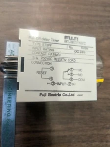 FUJI OFF DELAY TIMER ST3PF NO. B28H  24VDC  - Picture 1 of 4