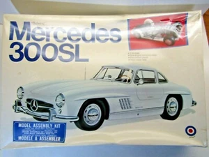 Entex Vintage 1:16 Scale 1955 Mercedes 300SL Gullwing Model Kit - Sealed # 9019 - Picture 1 of 7