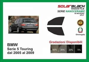 pellicola oscurante BMW serie 5 touring dal 2005-09 kit anteriore NANOCERAMIC - Imagen 1 de 1