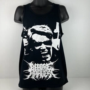 Before The Harvest Metal Band Graphic Tank top Mens M Black/White 49/74 - Picture 1 of 6