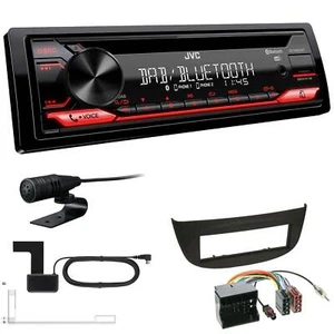 JVC KD-DB622BT DAB Auto Radio USB BT für Renault Twingo II 2009-2014 schwarz - Bild 1 von 5