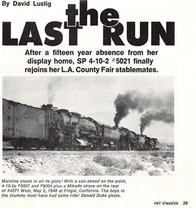 4-10-2s 5007 & 5004 Plus A Mikado Fingal California 5.25" x 5.5" Vtg Mag Excerpt - Picture 1 of 1