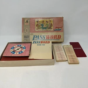 Vintage Password Game 1963 Complete Milton Bradley 4260 USA - Picture 1 of 15