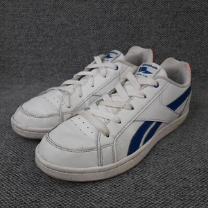 Reebok Turnschuhe Herren UK 6 EUR 38,5 Weiß Rot Blau Erwachsene Freizeit Schnürschuhe - Bild 1 von 14
