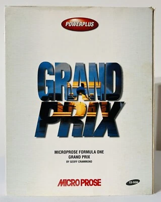 GRAND PRIX FORMULA ONE GAME ~  IBM PC CD ROM ~ 1991/1992 ~ MICRO-PROSE ~VINTAGE - Image 1 of 4