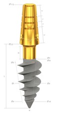 Dental Implant Titanium conometric cap chono welding intraoral surgery bendable