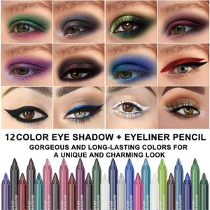 Waterproof Eyeliner Pencil 14 Colors Long Lasting Matte Gel Eye Liners F V1V1 - Picture 1 of 23