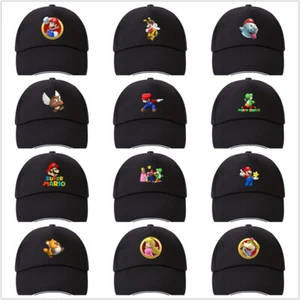 Super Mario Bros baseball cap Men Women Sun peaked Hat Adjustable dad Cap - Bild 1 von 24