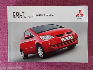 MITSUBISHI COLT 3 DOOR (2004 - 2008) OWNERS MANUAL - USER GUIDE - HANDBOOK  - Picture 1 of 2