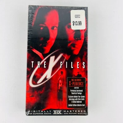 X Files VHS Tape 1998 NEW Factory Sealed Never Played - Image 1 of 2