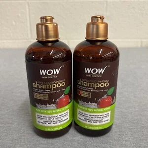 Champú WOW Skin Science 10 oz - Vinagre de sidra de manzana (2 botellas / 20 oz en total) - Imagen 1 de 3