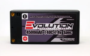 Evolution 4500mAh 140C 2S 7.4V Spec Shorty Lipo Battery Pack - Picture 1 of 1