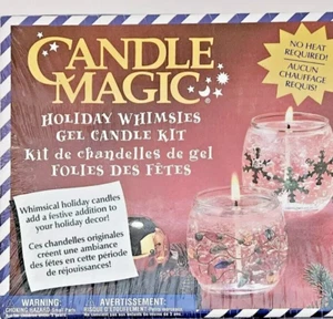 NEW Distlefink Designs Candle Making Magic Holiday Whimsies Gel Candle Kit ~1998 - Picture 1 of 4