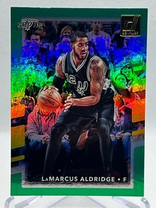 LAMARCUS ALDRIDGE 2017-18 Panini Donruss Basketball #131 Green Flood Parallel - Picture 1 of 2