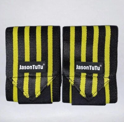Черно-желтые наручные обертки Jason Tutu - Изображение 1 из 3