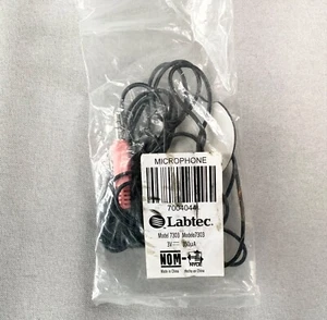 MICROFONO VINTAGE LABTEC 7004044 MODELLO 7303 PEEL & STICK PC PORTATILE UNIVERSALE - Foto 1 di 3