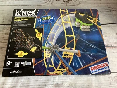 K'NEX 51415 Hyperspeed Hangtime Roller Coaster 628 piece Building Set NEW Read - Image 1 of 4