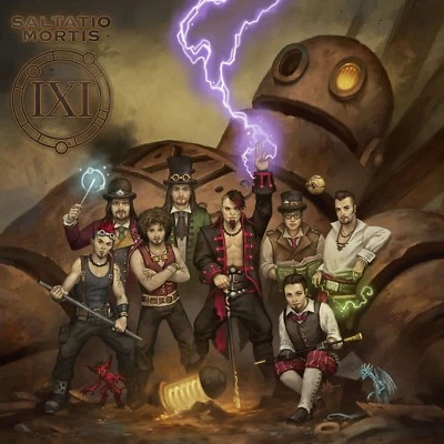 SALTATIO MORTIS - DAS SCHWARZE EINMALEINS (LEINWAND EDT.) 2 CD + DVD NEU  - Bild 1 von 2