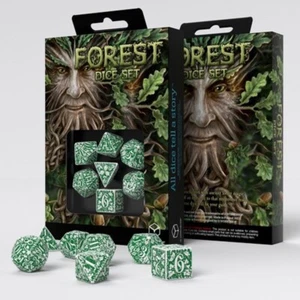 QWSRDRA3X - Dragons Modern Dice Set Black & copper (Q Workshop) - Picture 1 of 2