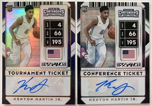 Kenyon Martin Jr. 2020 Panini Contenders Draft Picks Auto Tickets - /49 and /99 - Picture 1 of 2