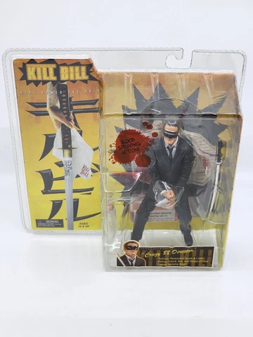 Kill Bill Crazy 88 Director Figure NECA SDCC Quentin Tarantino 2004 Sealed Cover