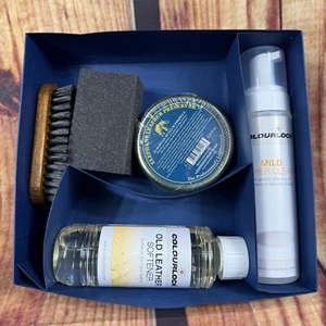 Colourlock Oldtimer Edition Classic Car Care Kit Leather Softener Cleaner Brush - Picture 1 of 5