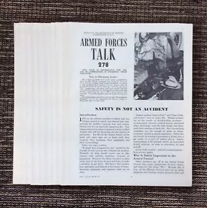 RARE 10-LOT 1949 Armed Forces Talk Magazine U.S. Military War Department - Bild 1 von 9