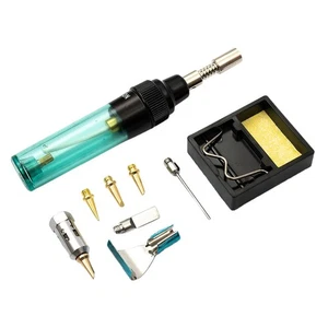 Accessoire Fer à Souder Soudage Fer Set Butane Gaz Brûleur Pratique Neuf - Picture 1 of 12