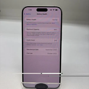 iPhone 15 Pro Max t-mobile operador bloqueado plateado 256 GB - Imagen 1 de 8