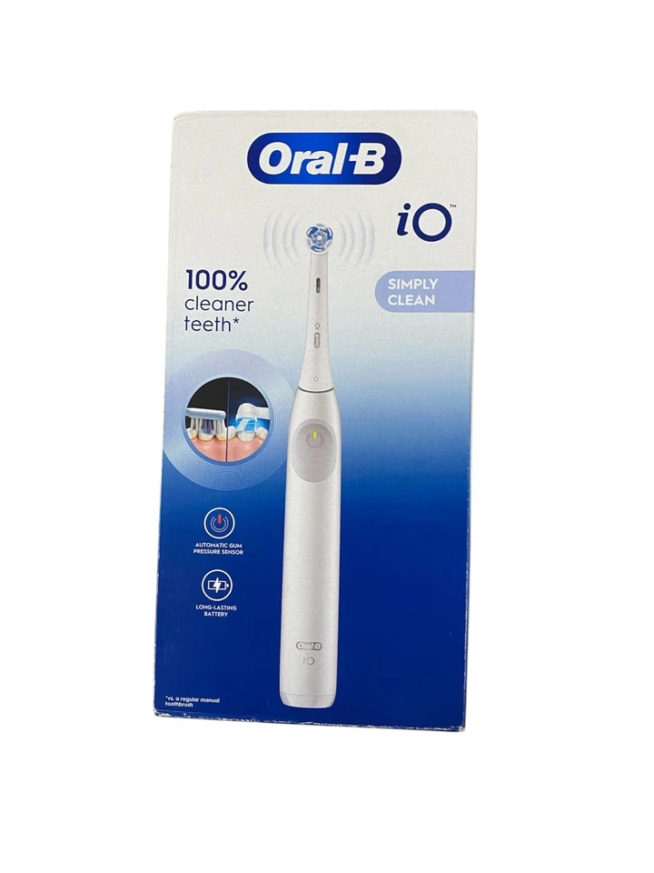 BRAUN Oral-B iO simply clean Elektrische Zahnbürste Weiß Neu (258)