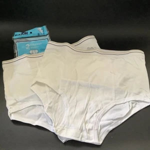 2-pk New Stafford Mens Full Cut Briefs Sz L 40 Cotton Vtg Comfort, Mis-Packaged - Picture 1 of 20