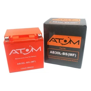 YB30L-B - Atom Gel Motorradbatterie 12V 30Ah - Siehe Fahrzeugliste - Bild 1 von 3