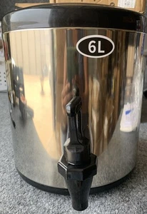 Dispenser Bevande Grande Capacità 6L Isolato Termico Caldo Freddo Bevande Dispenser - Foto 1 di 3