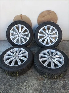 VW Touran Caddy Winterräder 215/55R17 98V 5TA601025D DOT24 + Reifendrucksensoren - Bild 1 von 12