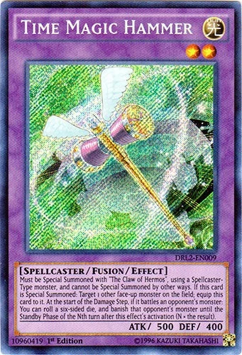 Time Magic Hammer - DRL2-EN009 - Secret Rare - 1st Edition Near Mint Dragons Of  - Image 1 of 1