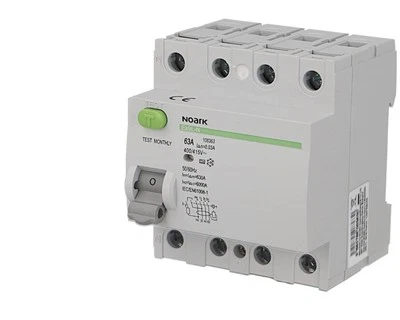 Interrupteur Différentiel 40A / 30mA / type AC / Tétrapolaire Noark Ex9L-N - Photo 1/2