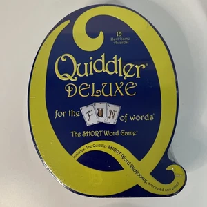 Quiddler Deluxe Juego en Lata 2010 Para la Diversión de Palabras Corto Nuevo Precintado - Imagen 1 de 6