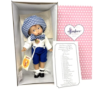 Effanbee Skippy Doll  12" 1996 Edition Hang Tag, Charm NRFB COA Original Box - Image 1 of 4