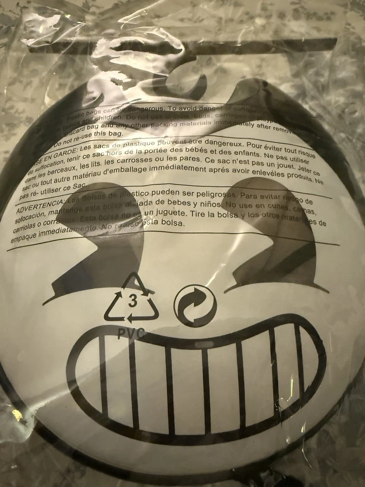 Máscara Bendy and the Ink Machine Disfraz Joey Drew Studios Inc. Máscara OSFM 2019 Foto 1 de 1