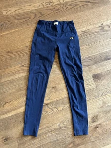 Tracksmith Allston Leggings Sportivi Stretti Corsa Donna S Small Navy - Foto 1 di 13
